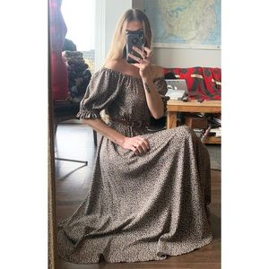 Handmade Vintage Inspired Bell Sleeve Midi dress